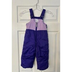 GREAT COND. ZeroXposur baby kids purple insulated snow bibs pants 18 MONTHS